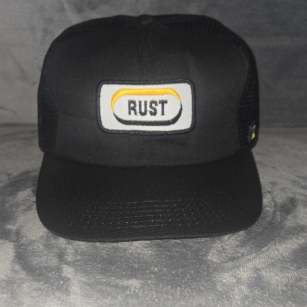 Rust Black Mesh Cap